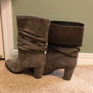 Suede Booties